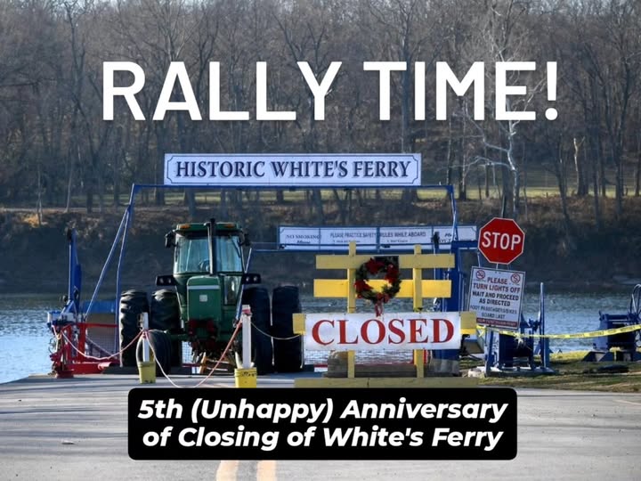 Whites ferry rally image